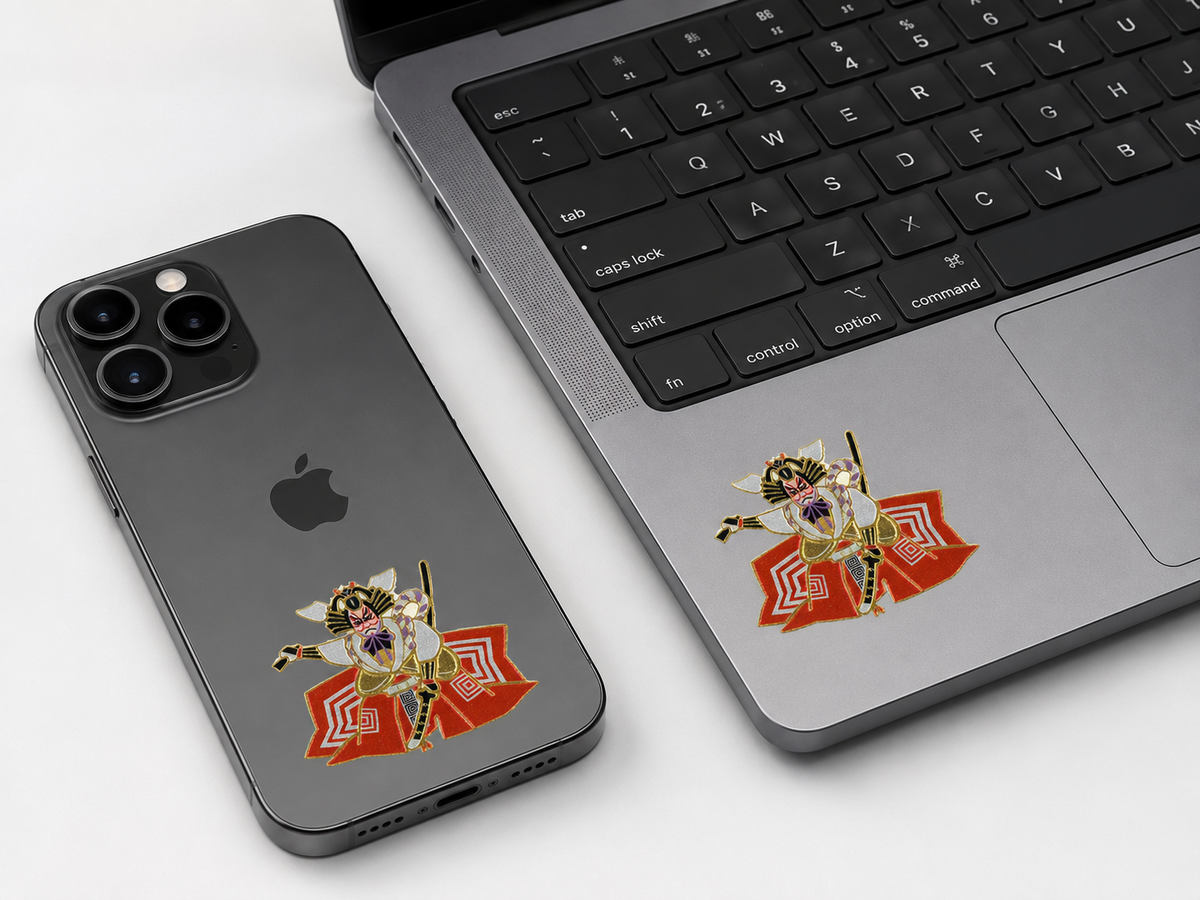 Kabuki Gold Maki-e Sticker