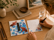 Goldfish Iyo Washi Letter Paper - 16 Sheets image 1