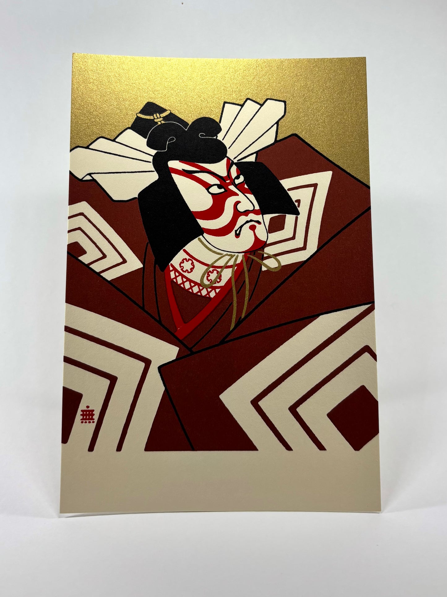 Art Postcard - Kabuki