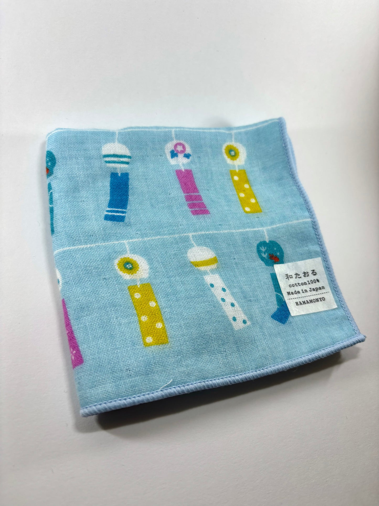 Cotton Handkerchief - Wind Bell Furin