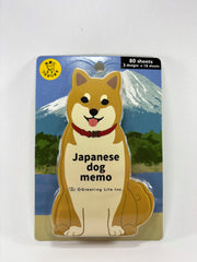 Japanese Dog Die-Cut Memo Pad - 80 Sheets image 2