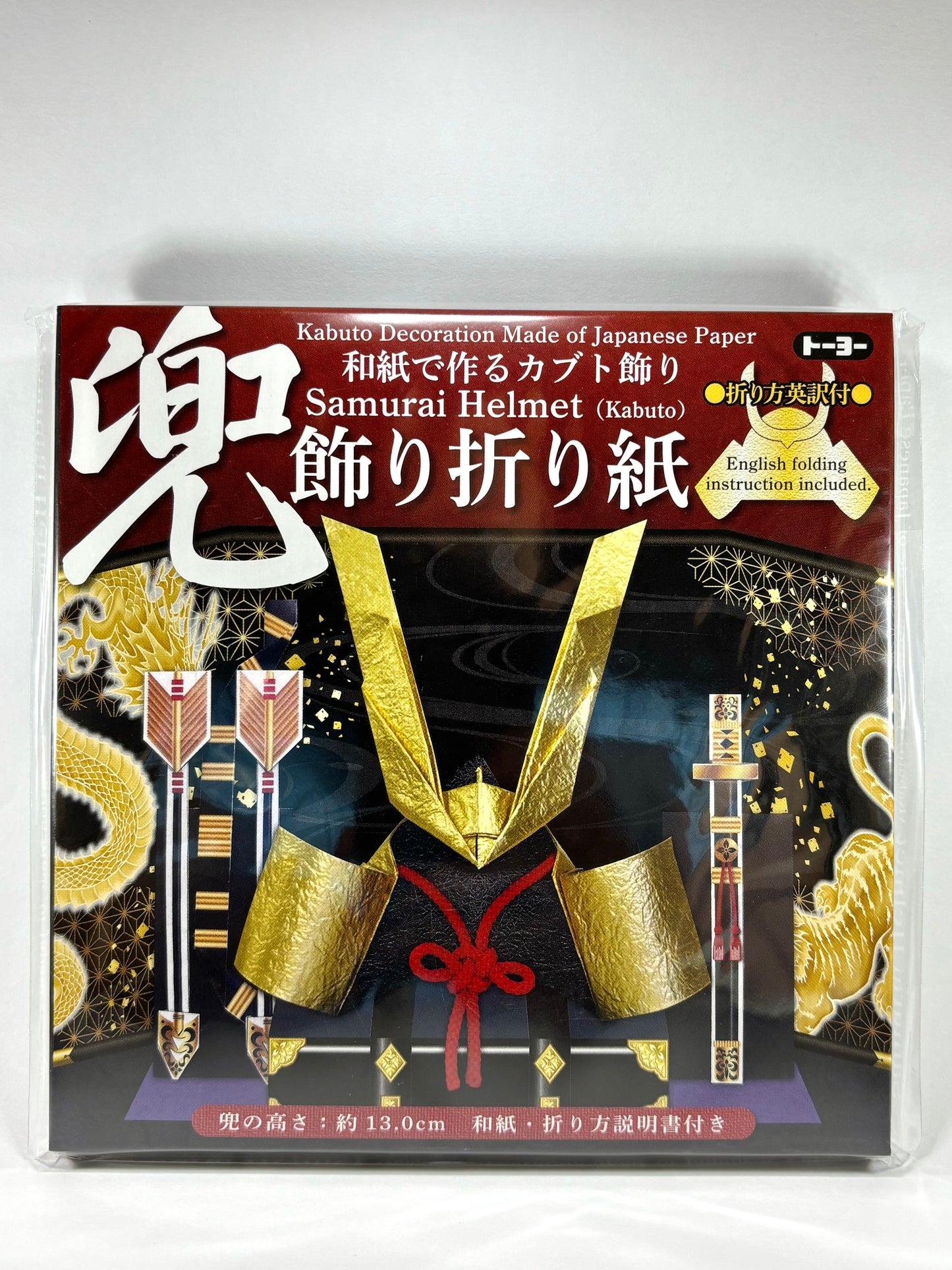 Samurai Helmet Kabuto Paper Decoration